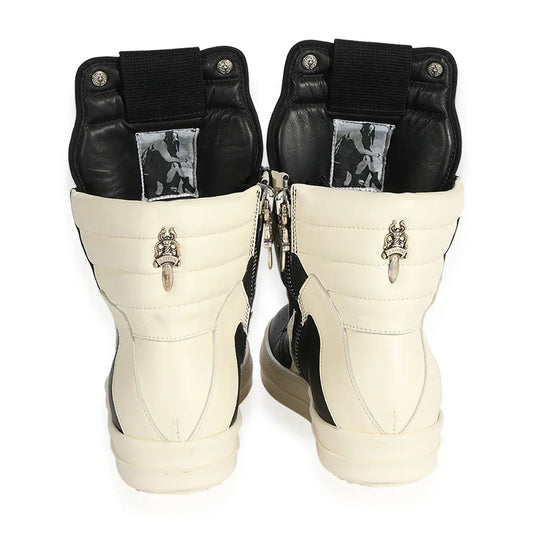 Chrome Hearts x Rick Owens Geobasket High Black